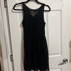 Iz Byer Black Sleeveless Mini Dress
